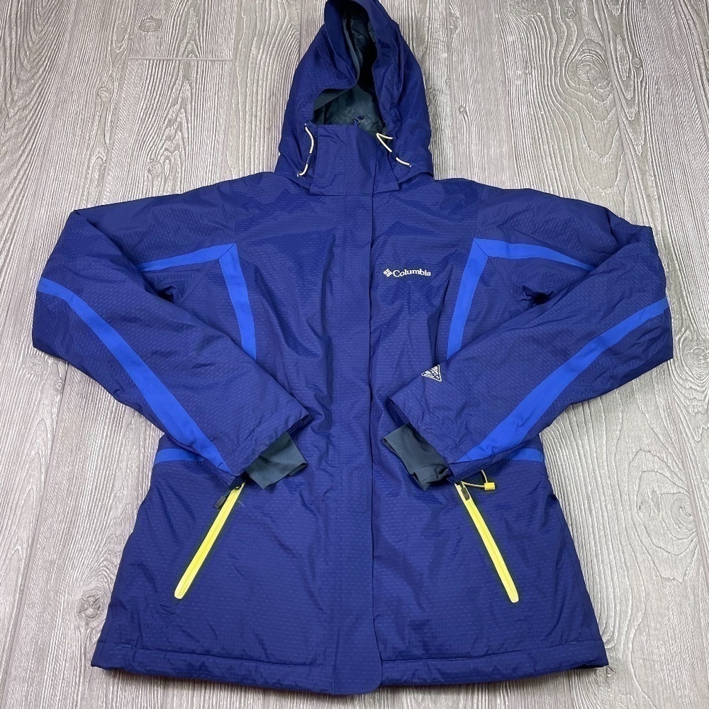 COLUMBIA Omni-Heat Veloca Vixen II Hooded Jacket Women's size S Royal Blue